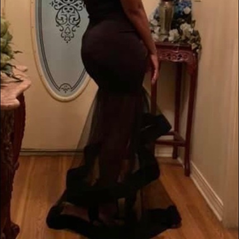 Fashion Nova long black dress